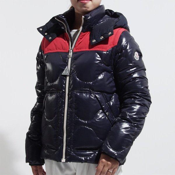 モンクレール MONCLER ダウンジャケット ブルー レデ...