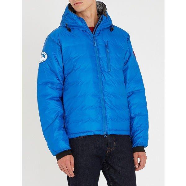 カナダグース ジャケット・ブルゾン メンズ アウター lodge hooded shell-down jacket ROYAL_PBI_BLUE :37-1hk63m14id-dovd:asty-shop2 - 通販ショッピング