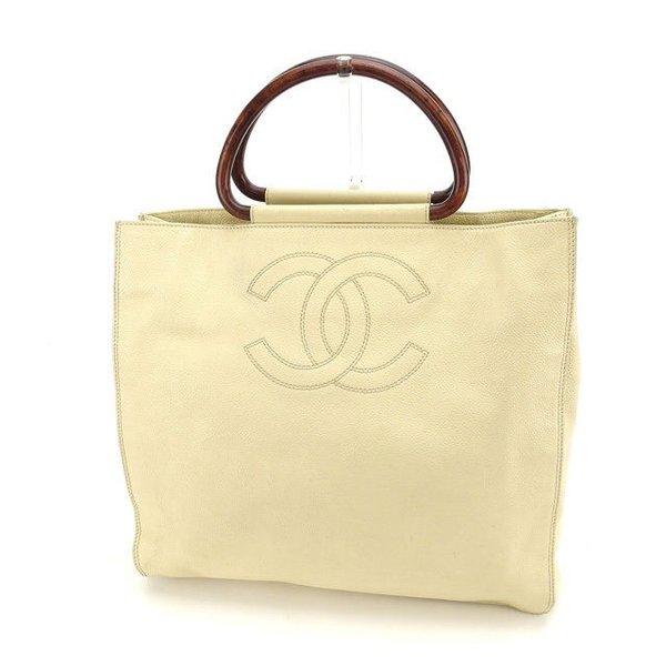  Chanel バッグ ハンドバッグ ココマーク ベージュ ブラウン レディース Bag