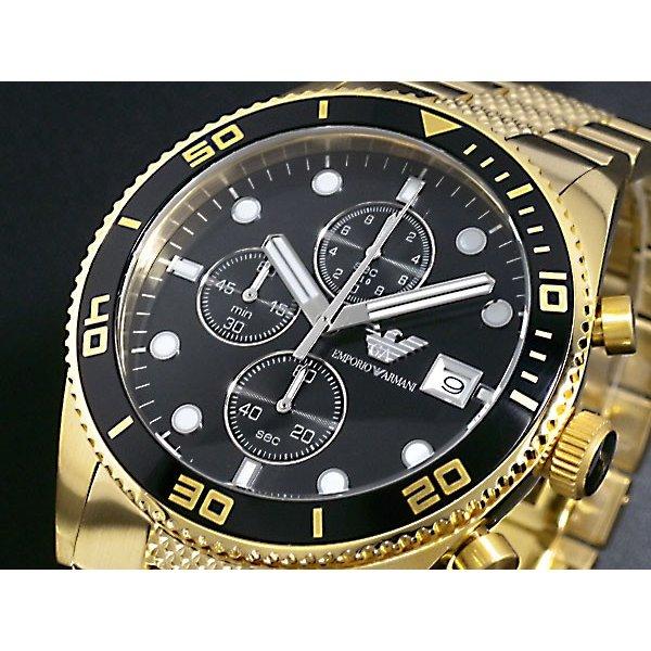 エンポリオ アルマーニ EMPORIO ARMANI クロノグラフ腕時計 AR5857 ゴールド 通販 ショッピング