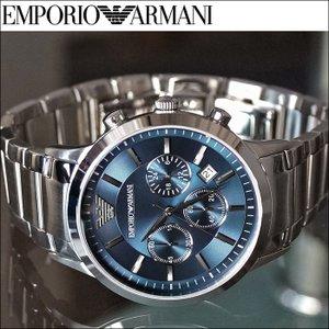 エンポリオアルマーニ/EMPORIO ARMANI　メンズ腕時計　AR2448/ブルー/クロノグラフ :ar2448:腕時計とブランドギフトSEIKA - 通販ショッピング