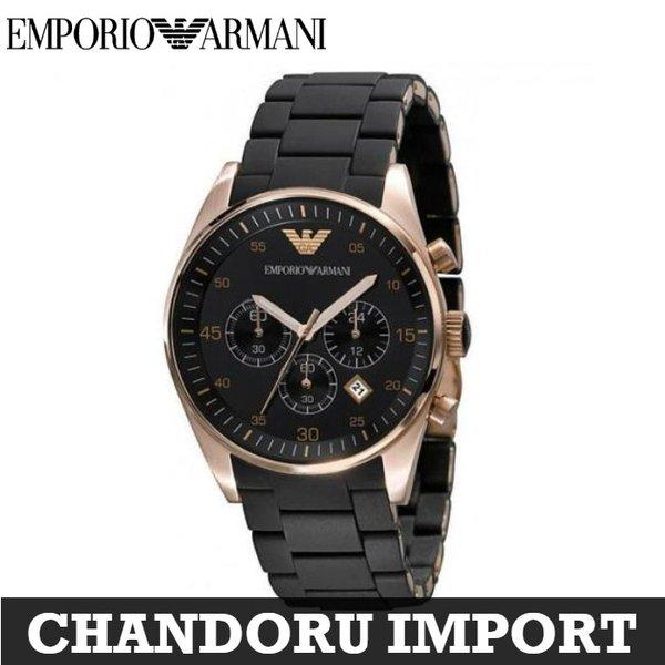 エンポリオ アルマーニ 腕時計 EMPORIO ARMANI AR5905 クロノグラフ :AR-AR5905:CHANDORU IMPORT - 通販ショッピング