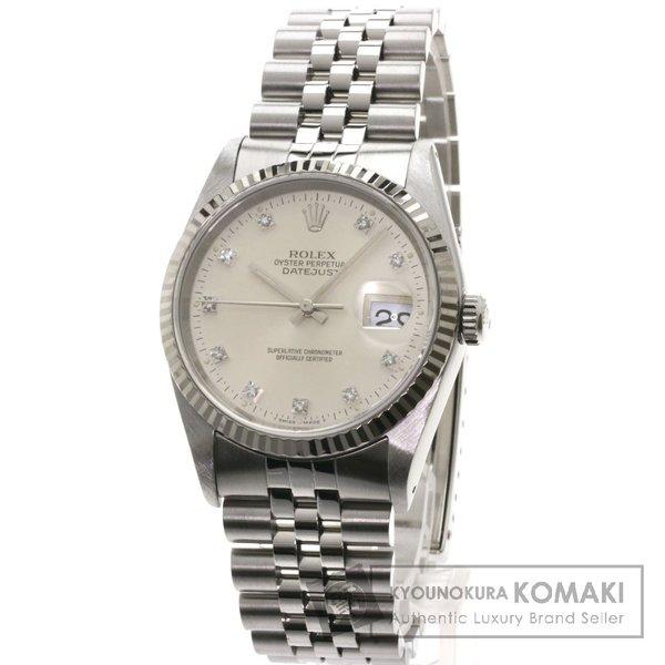 ROLEX ロレックス 16234G デイトジャスト 10Pダイヤモンド 腕時計 ステンレス/SS メンズ 新作 通販ショッピング