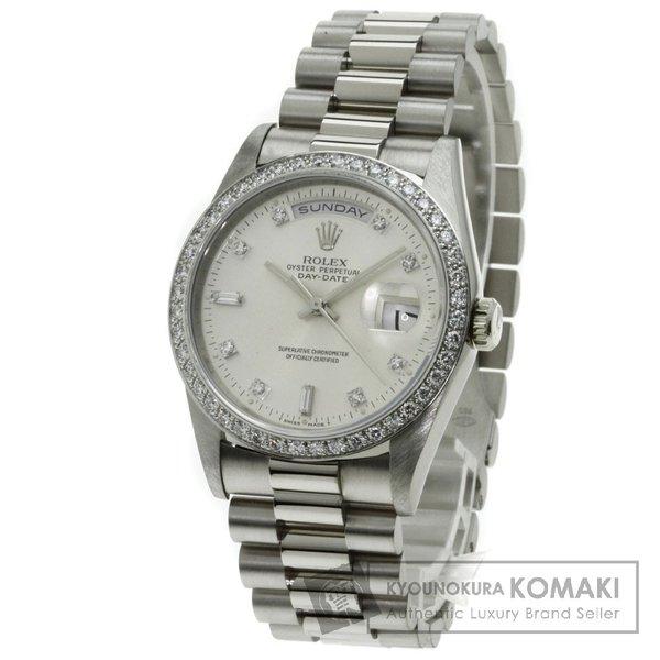 ROLEX ロレックス 18349A デイデイト 腕時計 K18ホワイトゴールド/ダイヤモンド メンズ 中古 :91019140:ブランド京の蔵小牧 - 通販ショッピング