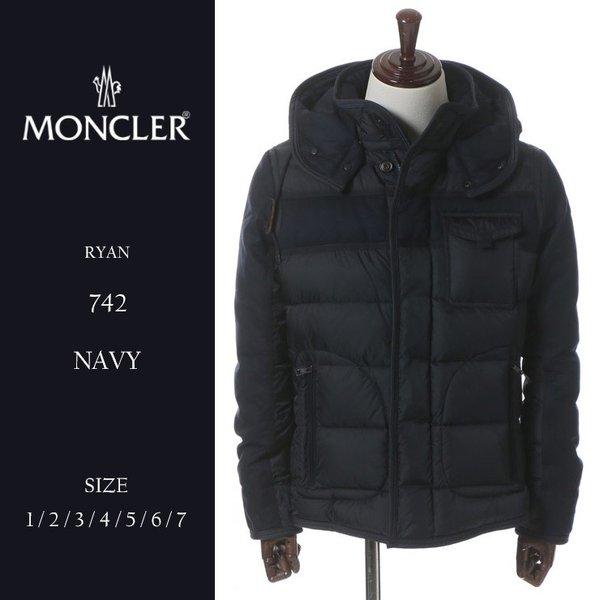 モンクレール MONCLER ナイロン 切り替え 袖ロゴ フ...