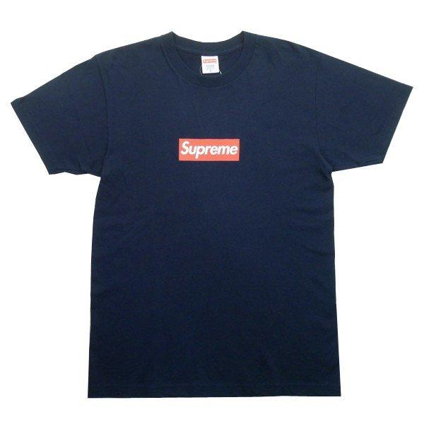 シュプリーム SUPREME 14SS 20th Anniversary Box Logo Tee BOXロゴTシャツ 紺 新品 通販 ショッピング