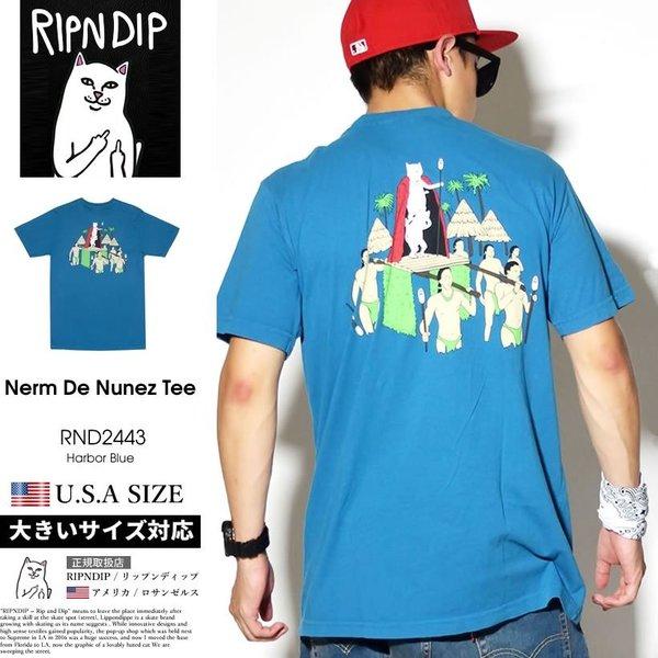 RIPNDIP リップンディップ Tシャツ メンズ 半袖 猫...