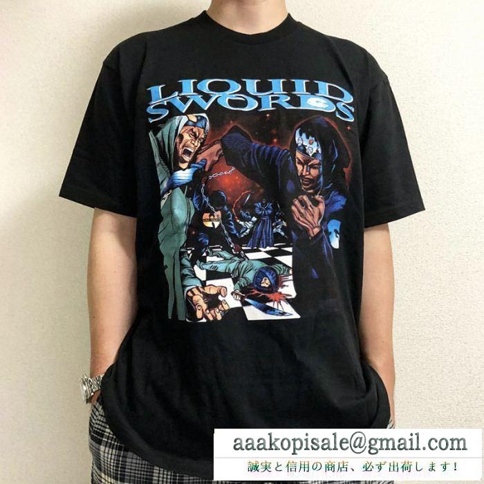 シュプリーム supreme 半袖tシャツ 2色可選 supreme liquid swords 新着春夏2019セール