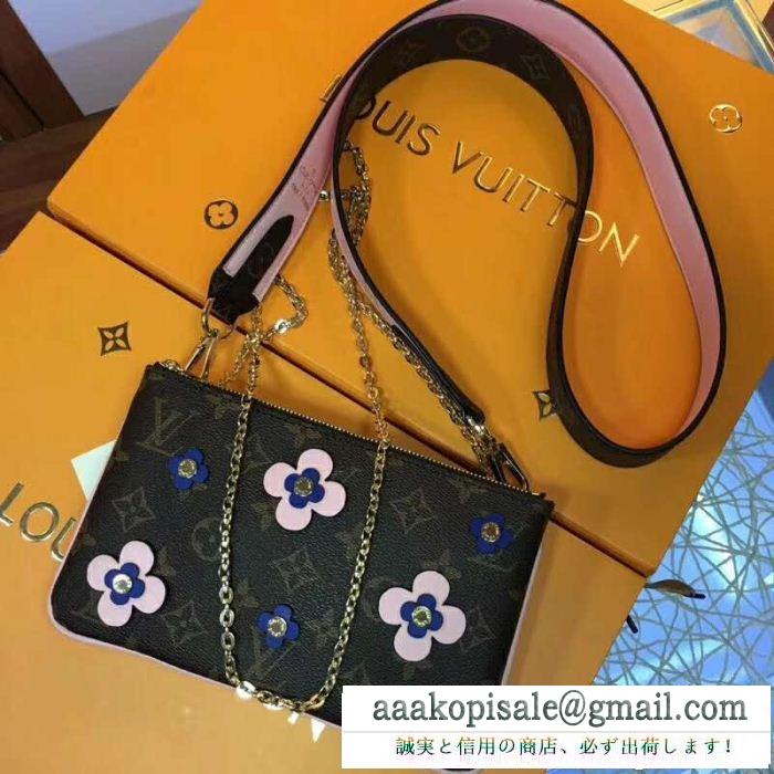 オシャレさんがお気に入りモデル louis vuitton ポシェット･ドゥーブル ジップ ルイ ヴィトン コピー ショルダーバッグ