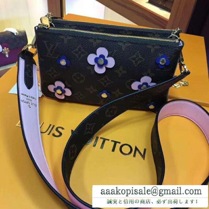 オシャレさんがお気に入りモデル louis vuitton ポシェット･ドゥーブル ジップ ルイ ヴィトン コピー ショルダーバッグ