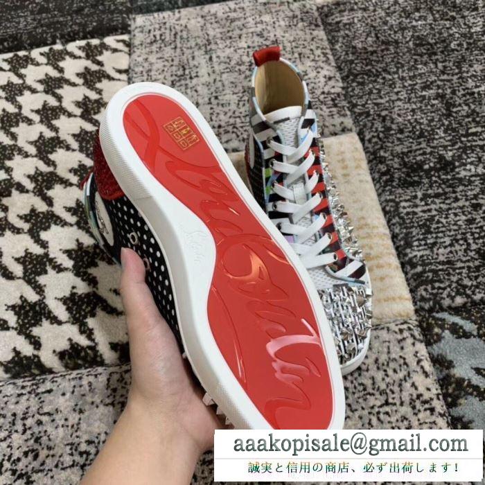 スニーカー、靴 大人のため上品 クリスチャンルブタン CHRISTIAN LOUBOUTIN 2019年トレンド情報 抜群なブランドプリント