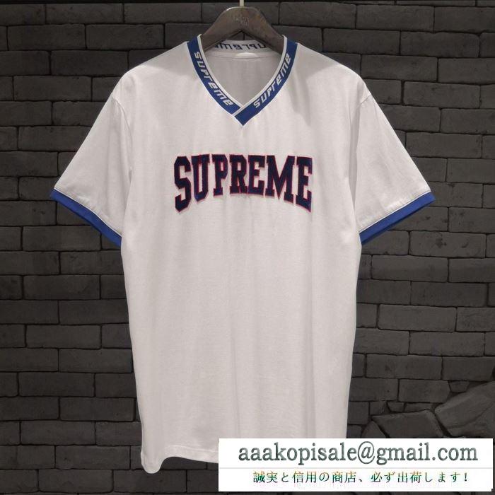 3色可選 シュプリーム 2019春新色コスメ人気ブランド supremeヘビーウェイトモデル tシャツ/半袖