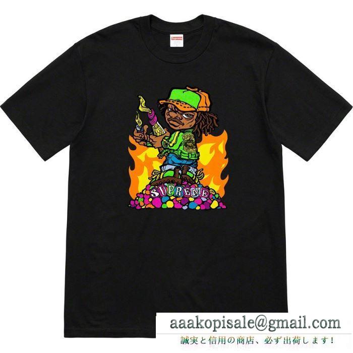 Tシャツ/半袖 唯一無二の存 2色可選 たくさん歩く日にも大活躍 supreme 19ss molotov kid tee