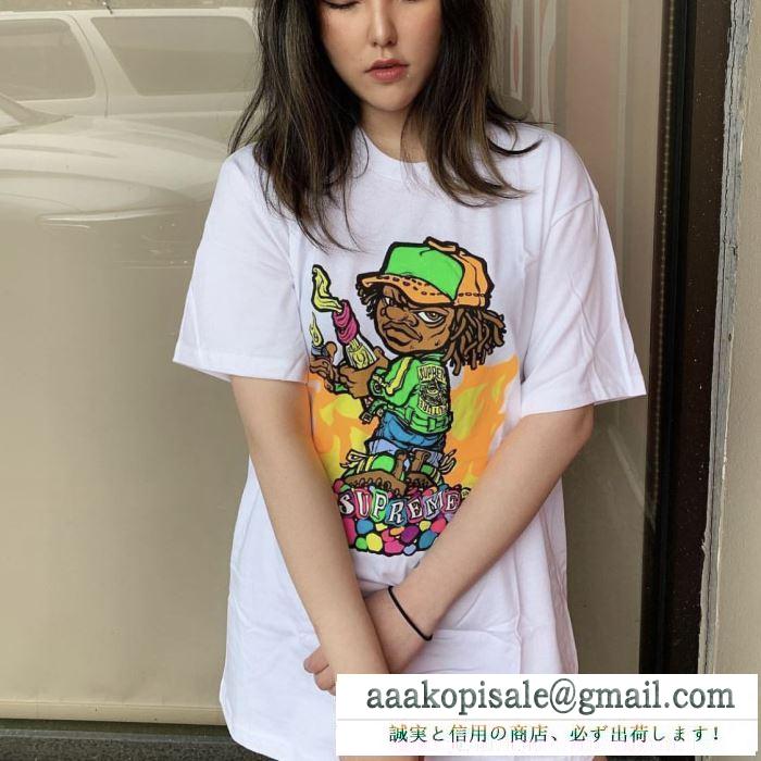 Tシャツ/半袖 唯一無二の存 2色可選 たくさん歩く日にも大活躍 supreme 19ss molotov kid tee