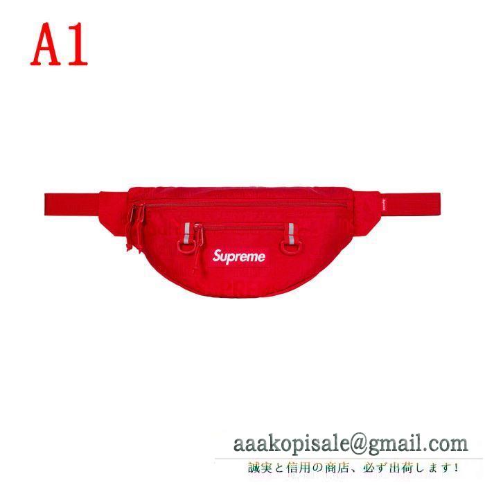 お目立ち度の高い新品 supreme waist bag 19ss 4色可選 暑い今こそ活躍させたい！