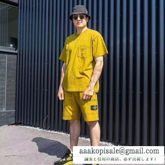 最速2019春夏トレンド シャツ/半袖 3色可選 supreme 19ss stone island pocket tee shirt 先取り春夏限定新作