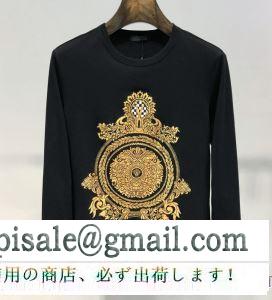 春夏新作も続々登場! ヴェルサーチ versace 長袖tシャツ 2色可選 2019ss人気ブランド新作アイテム