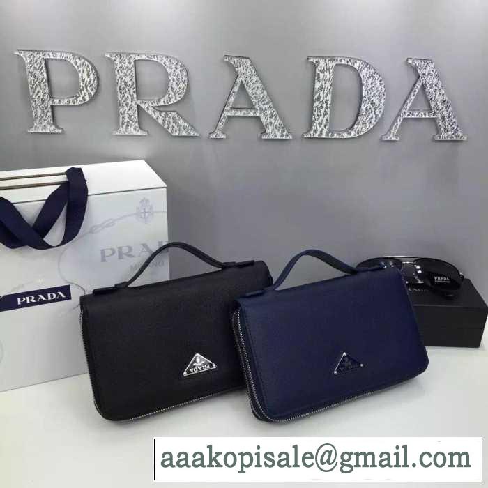 お買い得　秋冬 prada プラダ 豊富な収納力を誇る　ポーチ 多色選択可