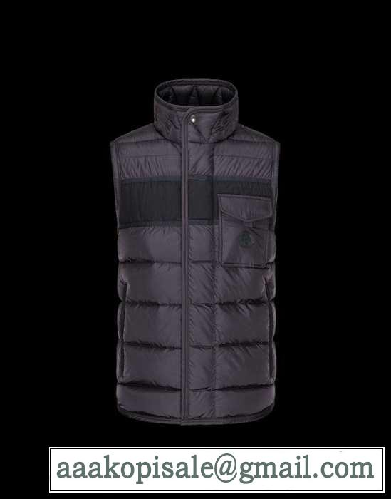 海外セレブ愛用 2016秋冬 モンクレール MONCLER ベスト ダウンジャケット風も通さない 2色可選