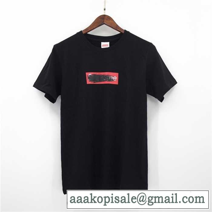 大人っぼい 2017春夏 supreme box logo tee シュプリーム supreme 半袖tシャツ2色可選