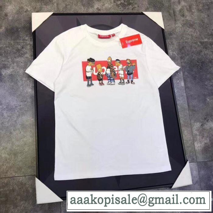 半袖Tシャツ欧米韓流/雑誌  2色可選 シュプリーム SUPREME爆買い2018