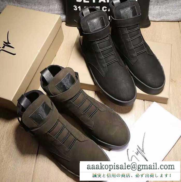  ランキング商品   2016 GIUSEPPE ZANOTTI ジュゼッペ ザノッティ ハイトップシューズ 2色可選