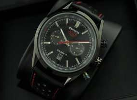 シンプル TAG HEUER-タグホイヤー 自動巻き メンズ腕時計 日付表示 月付表示 4280mm レザー BLACK