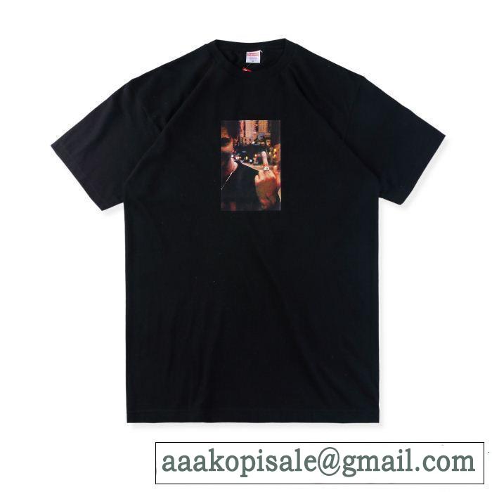 SUPREME シュプリーム 2色可選 Supreme blessed dvd tee 18FW 定番品質保証 今季爆発的な人気 半袖Tシャツ