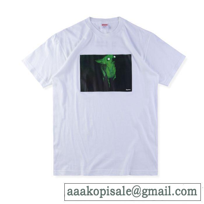 秋冬超人気の最新作 SUPREME シュプリーム 半袖Tシャツ 4色可選 Supreme 18FW Chris Cunningham Chihuahua Tee