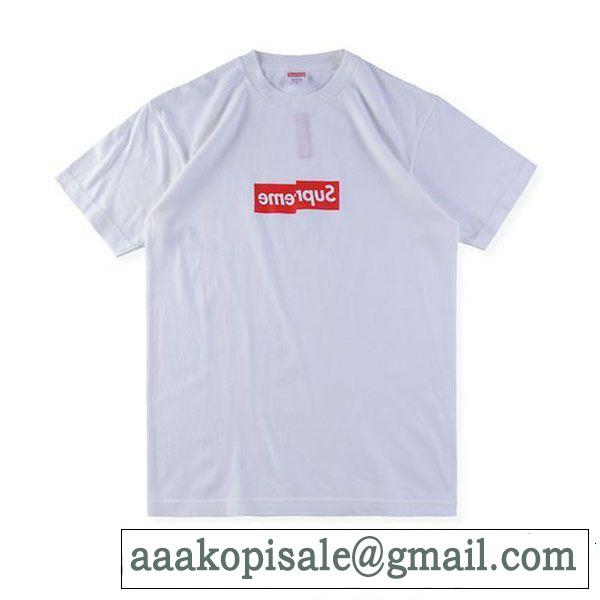 半袖Tシャツ 2色可選 SUPREME シュプリーム Supreme Comme Des Garcon Shirt Box Logo Tee CDG 流行っている