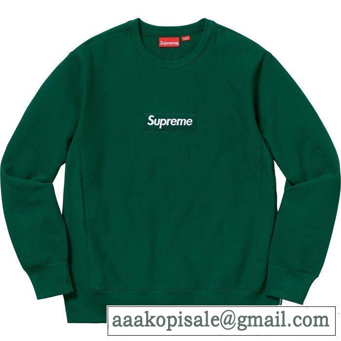 Supreme box logo crewneck  シュプリーム SUPREME 秋の定番 多色可選 2018年人気満々のブランド