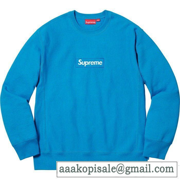 Supreme box logo crewneck  シュプリーム SUPREME 秋の定番 多色可選 2018年人気満々のブランド