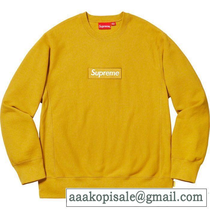 Supreme box logo crewneck  シュプリーム SUPREME 秋の定番 多色可選 2018年人気満々のブランド