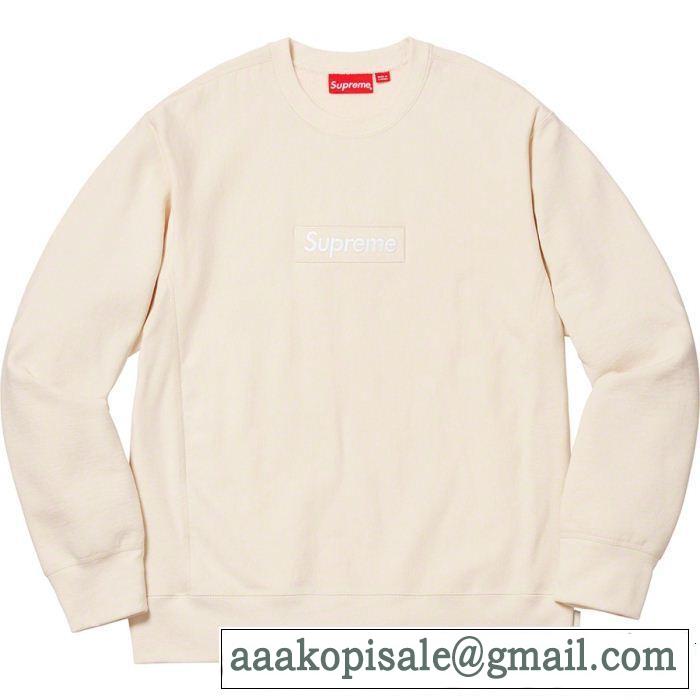 Supreme box logo crewneck  シュプリーム SUPREME 秋の定番 多色可選 2018年人気満々のブランド