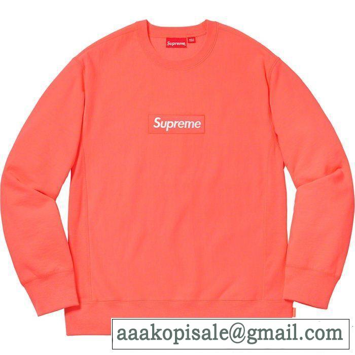 Supreme box logo crewneck  シュプリーム SUPREME 秋の定番 多色可選 2018年人気満々のブランド