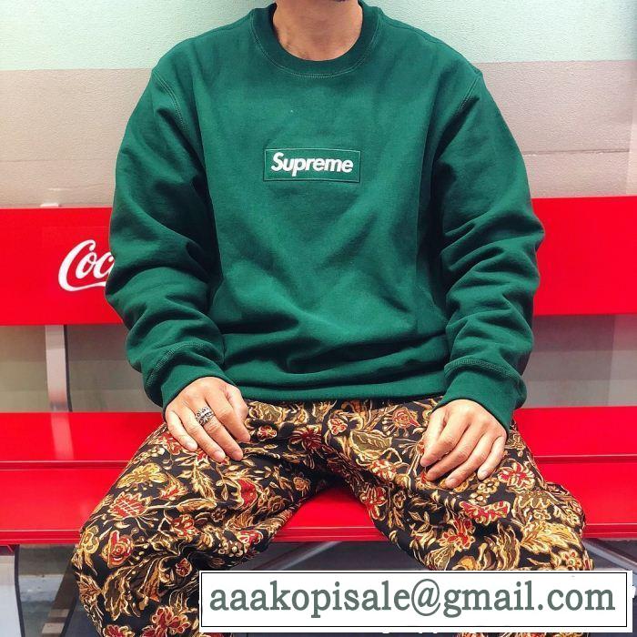 Supreme box logo crewneck  シュプリーム SUPREME 秋の定番 多色可選 2018年人気満々のブランド