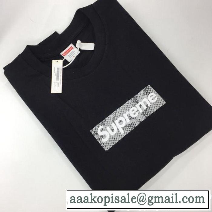 3色可選 【2019年】夏のファッション オシャレ上級者に シュプリーム SUPREME 半袖Tシャツ