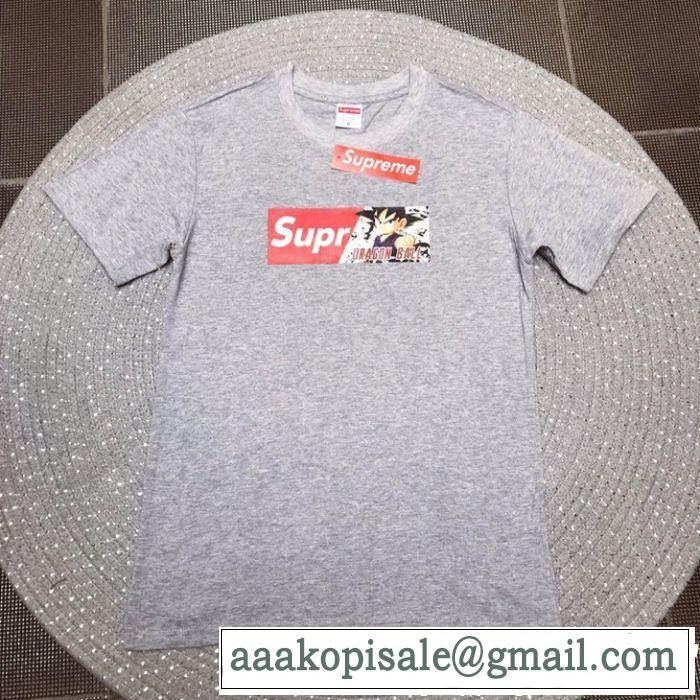 SUPREME 半袖Tシャツ 3色可選 2019年の夏のマスト おすすめ大人かわいい着こなし シュプリーム