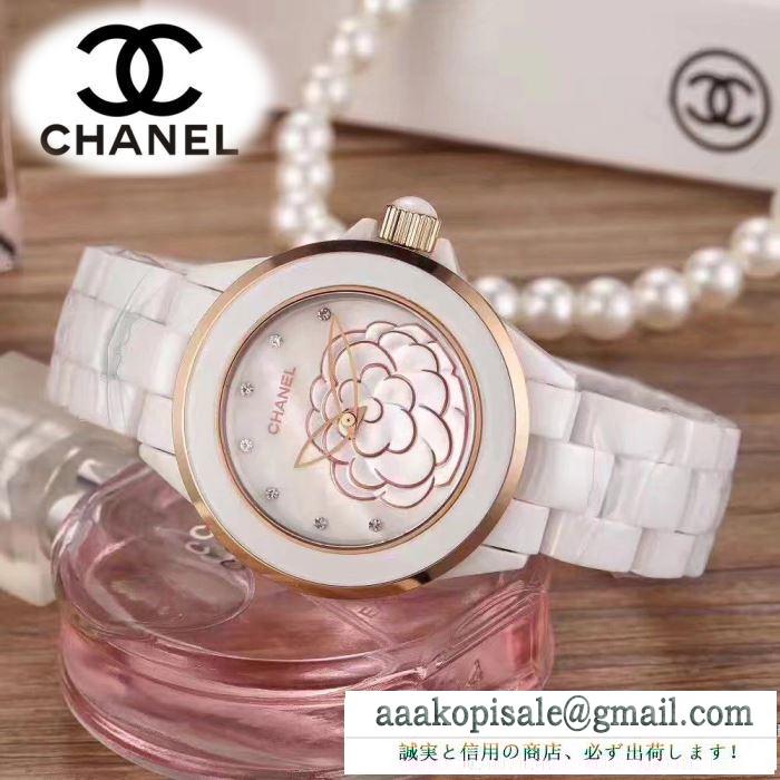超激得2017 chanel 多色選択可恋人腕時計魅力的 コーティングガラス