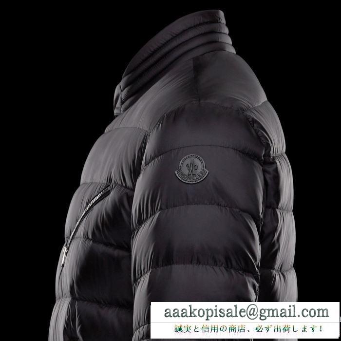 上品モンクレールオーバンメンズダウンジャケットMONCLER aubin ダウンアウターブラック