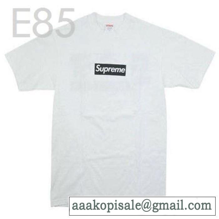 夏にぴったり上品 2019春夏は人気定番SUPREME Rizzoli Box Logo Tee BOX LOGO  シャツ/半袖  すっきりした印象に