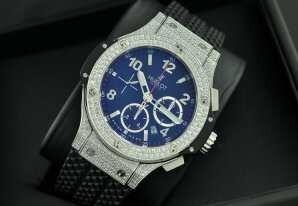 ウブロビッグバンエボリューションスチールダイヤモンドメンズ腕時計自動巻き ステンレス日付表示 42MMラバー
