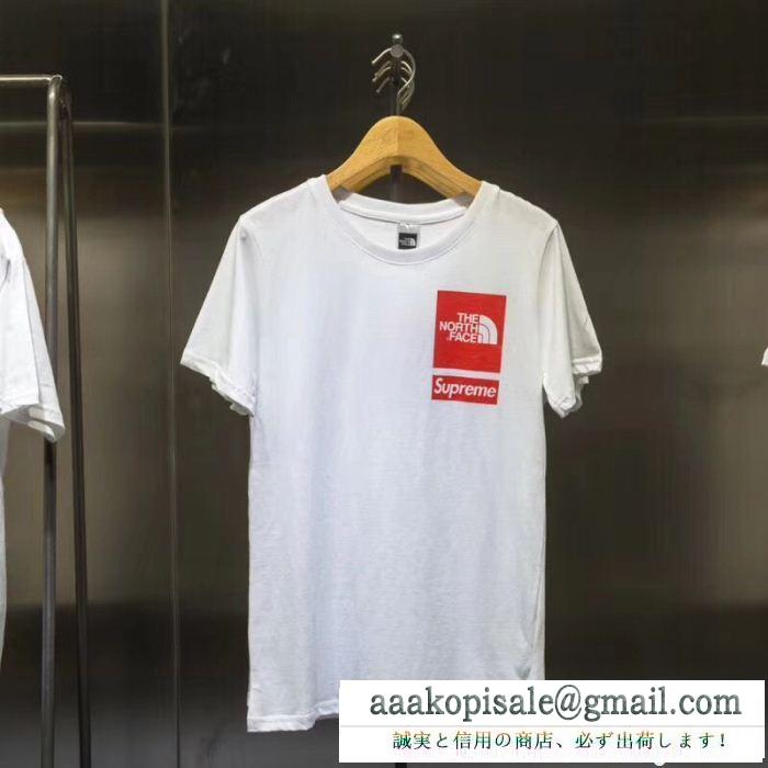 大人キレイに仕立てるSUPREMEＴシャツコピーシュプリーム抜群の吸汗性クルーネック半袖Tシャツホワイト