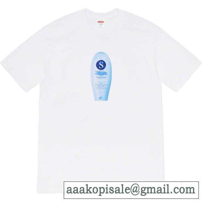 2色可選 2020年春夏コレクション Supreme 19FW Super Cream Tee  Tシャツ/半袖 コーデの完成度を高める