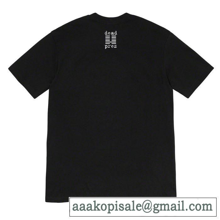 おしゃれ刷新に役立つ 3色可選 差をつけたい人にもおすすめ  Tシャツ/半袖 Supreme Dead Prez RBG Tee