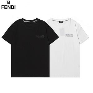 FENDI フェンディ コピー tシャツ 半袖 シンプル ストレスフリーな着心地 無地のデザインで大人気