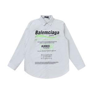 流行のストリート上品 Balenciaga メンズ　シャツパリタワーロゴプリント