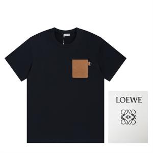 Loewe早秋新作 フロント中央にサンフラワー図案ロゴ半袖ｔシャツ 激安通販