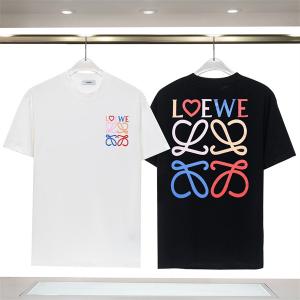 人気定番お買い得 Loeweロエベコピー半袖tシャツ 個性的な大文字ダイヤロゴ新入荷 2色展開 ユニセックス