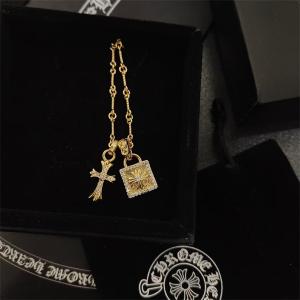 CHROME HEARTS 銀座店 クロムハーツ 22Ｋ タイニーファットクロス パヴェダイヤ チャーム ネックレス 通販ショッピング